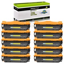 10PK CC532A Yellow Toner 304A For HP LaserJet CM2320FXI CP2025N CP2025DN CP2025X picture