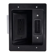 Legrand - in-Wall TV Cable Management Kit, Black In-Wall TV Connection Kit picture