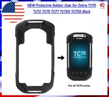 NEW Protective Rubber Case for Zebra TC70 TC72 TC75 TC77 TC70X TC75X - Black picture