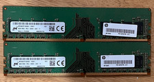 Micron 16GB (2x 8GB) DDR4 PC4-2666V Desktop Memory MTA8ATF1G64AZ-2G6E1 picture