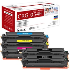 5x Cartridge 054 for Canon 054 Toner Imageclass MF644CDW Printer (With New Chip) picture