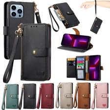 Flip Leather Love Card Wallet Cover Case For A17 A57 A16 A36 A56 A25 A23 A22 A32 picture