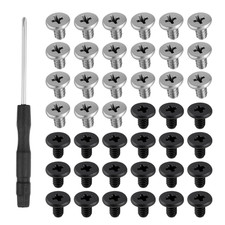 50 PCS M2 SSD Mounting Screws Kit Laptop NVMe M2 2280 Screw Set with Tool Black picture