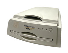 Agfa Duoscan T1200 CCD flatbed scanner for transmitted and incident light scanner scan picture