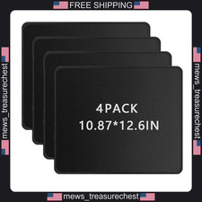 Black Mouse Pads Bulk Pack, 10.87x12.6 Inches, 3mm Thick, Non-Slip Rubber Base picture