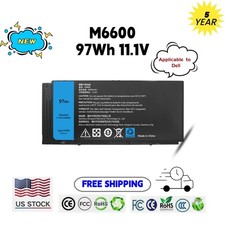 9Cell 97Wh M6600 FV993 Battery for Dell Precision M4800 M4600 M6800 FJJ4W picture