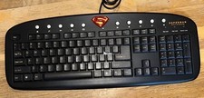i-Rocks SP-6000 Superman Returns USB Wired Multimedia Keyboard 2006 Tested Works picture