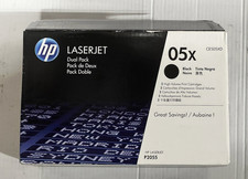 HP CE505XD 05X  High Yield Toner Cartridge - Black, OEM-Open/Worn Box picture