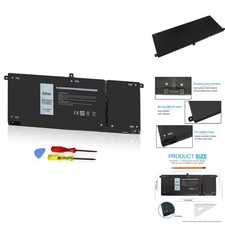 53Wh H5CKD 15V Battery for Dell Inspiron Silver 7506 7405 7306 Latitude 3410 picture