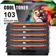 5 Pack MLT-D103L Toner Compatible for Samsung MLTD103S ML-2955DW ML-2955ND picture