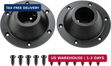 2Pcs Upgraded Plastic RV Table Bases Mount 6 Mounting Holes Black picture