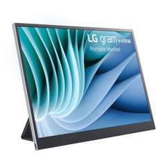 LG gram +view 16 in QHD+ Portable Monitor Silver picture