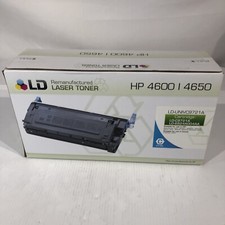 LD REMANUFACTURED LASER TONER FOR HP LASER JET 4500/4650 C9721A BLACK- NEW picture
