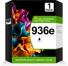 936e 1 Pk Black Ink Compatible For HP 936 OfficeJet Pro 9120e 9130e 9135e 9700e picture