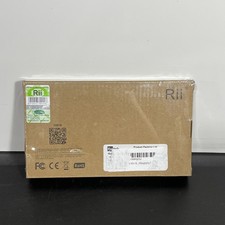 New Genuine Rii RT-MWK08+ Mini Wireless Keyboard Black picture