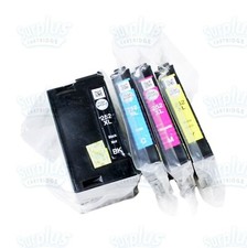 4pk Genuine Epson 252XL Blk & Clr Ink WF-3620 WF-3640 WF-7610 WP-7110 WF-7720  picture