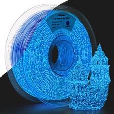 3D PLA Printer Filament, 1.75Mm Glow in the Dark Shiny Firefly Blue PLA F picture