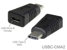 USB Type-C Male to USB Micro-B 5-Pin Female USB 2.0 Adapter, USBC-CMA2 picture