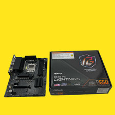 AS/IS B650 PG Lightning WiFi DDR5 AMD Ryzen Socket AM5 Motherboard #5181 picture