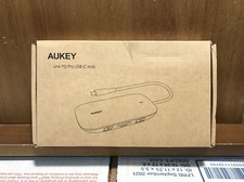 Aukey Link PD Pro USB-C Hub Sealed Pixel Laptop Phone #86 picture
