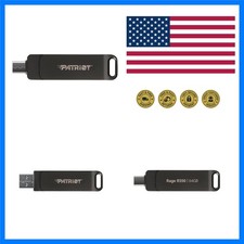 Patriot Rage R550 64GB USB 3.2 Gen 1 Type-A+C Flash Drive - Thumb Drive - Pen... picture
