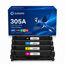 305A-CE410A-4PK Toner Cartridge Replacement for  CE410A - 305A picture