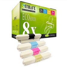8x MWT Eco Toner for OKI ES-5461-DN ES-5430-DN ES-3451-DN picture
