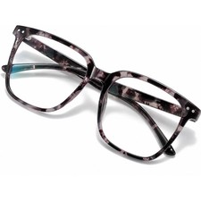 Oversized Square Blue Light Blocking Glasses for Women Men picture