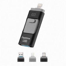 256GB 3-in-1 USB Flash Drive for iPhone for iPad,Android USB-C USB 3.0 picture