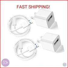 iPhone Charger, [Apple MFi Certified] 2 Pack 5V1A USB Wall Charger Block with 6. picture