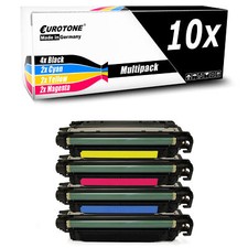 10X Eurotone Cartridge XXL For HPEcolor LaserJet CM-3530-FS CP-3525-N CP-3525-DN picture