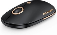 Computer Mouse, 2.4Ghz Silent USB-A Wireless Mouse, 4800 DPI Ambidextrou picture