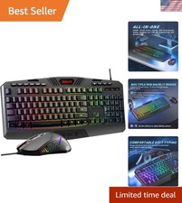 S101-3 PRO Gaming Keyboard and Mouse - RGB Backlighting & Superior Comfort picture
