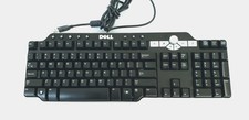 Dell SK-8135 Del 2 Multimedia Computer Keyboard W/ Knob Used Good Tested picture