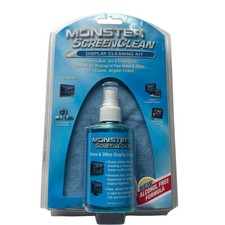 Brand New & Sealed Monster Screen Clean TV Monitor LCD Display Cleaning Kit picture
