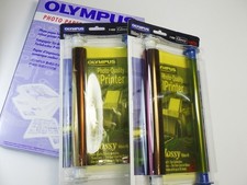 New Olympus Photo Paper P-A4NE +2 Ribbon Kit P-RBW Glossy picture