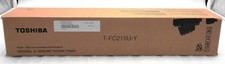 NEW GENUINE OEM TOSHIBA T-FC210U-Y YELLOW TONER CARTRIDGE picture