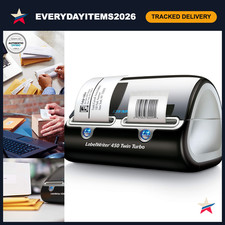 Label Printer Twin Turbo, Fast Direct Thermal Printing for Home & Office, Ideal picture