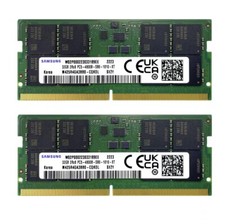64GB (2X 32GB) Samsung DDR5 4800MHz PC5-38400 SODIMM Memory Ram M425R4GA3BB0-CQK picture
