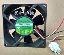 SUNON KDE1208PTV1 8025 DC12V 1.8W 80*80*25MM 3-Pin Inverter Cooling Fan picture