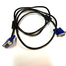 DB15 Serial Cable,   vintage 15 pin  DB15 Male to Male, 6 ft printer cable picture