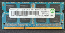 RAMAXEL 2GB 2RX8 PC3-8500S-777 HF Laptop Memory Used picture