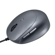 Sanwa Silent Compact Wired Ergonomic Mouse 5-Buttongue MA-EYBS522BK picture