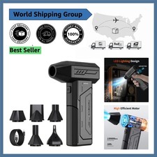 Versatile Electric Air Duster with 5 Nozzles - Ideal for Home, Car & Electronics picture