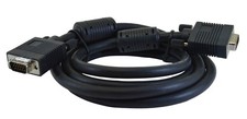 VGA cable. M-M. 6 foot. Black Heavy Duty/shielded. E166307. New. picture