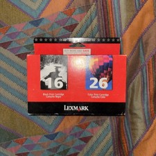 Lexmark 16 Black & 26 Color Ink Cartridge Combo Pack For Compaq Printers*NIB picture