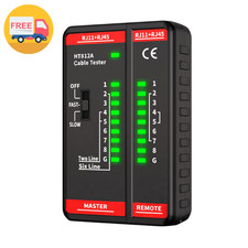 RJ11 RJ45 Network Cable Tester, LAN Ethernet Wire Tester CAT5-CAT7 picture