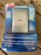 APC USB 2.0 7-Port Hub Brand New Factory Sealed. Hi Speed W/ 5 USB Ports & Cable picture