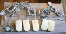 Microsoft Vintage Retro Serial PS2 Compatible Mouse C3K5K5COMB (LOT OF 5) picture
