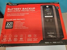 CYBERPOWER 1500 VA 900 WATTS BATTERY BACKUPS ( LX1500GU3) - OPENBOX picture
